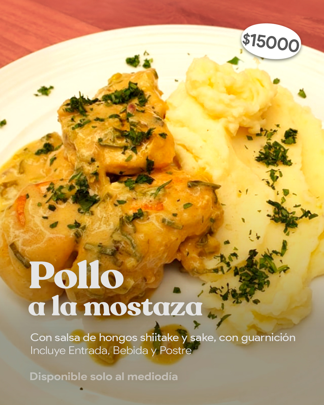 Pollo a la mostaza